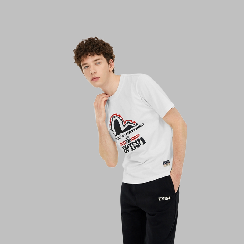 2026 Evisu Men's & Women's New T-Shirt
